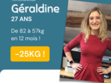 Géraldine a perdu 25kg