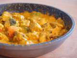 Poulet curry coco