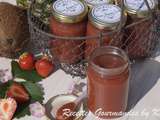 Confiture fraise-ananas-coco