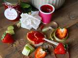 Confiture fraise rhubarbe