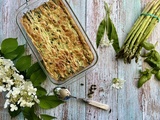 Gratin d’asperges aux feuilles de filo