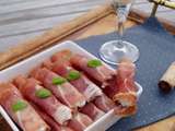 Involtini de jambon au basilic