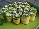 Makis de courgettes