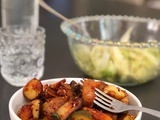 Légumes cuits au four comme un tajine