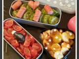 Bento  courgettes knaki 