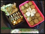 Bento « monochrome : le vert de la Saint Patrick »