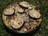 Gratin de pâte à l’aubergines et à la tomate