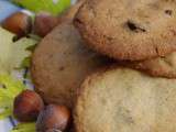 Cookies chocolat/noisettes à la farine de riz