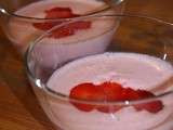 Mousse de fraises