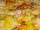 Tartiflette automnale, à la courge butternut