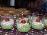 Verrine avocat au citron & fromage frais