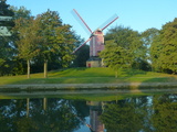 Bruges (belgique) - Les moulins de Buiten Kruistvest et la Porte Sainte-Croix