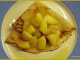 Crêpes pomme poire au grand marnier