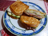 Croque monsieur courgette et chèvre