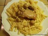 Cuisses de poulet sauce moutarde