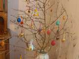 DÉCORATIONS de PÂQUES-Mon Arbre de Pâques 2016