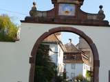 Ebersmunster(67)-Le Jardin de l'Abbatiale Saint-Maurice