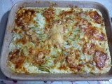 Gratin courgettes pommes de terre et feta