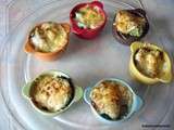 Gratin de brocolis en mini cocottes