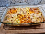 Gratin pommes de terre lardons et fromage façon Laurent Mariotte