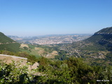 Millau(12) - Panorama sur le viaduc - Aire des Cazalous