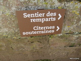 Petite-pierre(67) - Le sentier des remparts