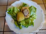 Pommes de terre farcies de denis