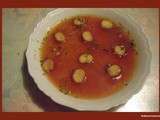 Potage de tomates aux vermicelles