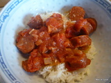 Rougail de saucisses de Laurent mariotte