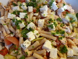 Salade de pâtes aux légumes d'été