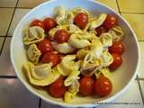 Salade de tortellini aux tomates cerises