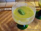 Soupe froide de courgettes