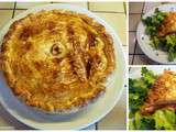 Tourte au poulet et aux pommes fruits