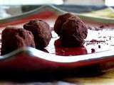 Truffes au chocolat et au piment