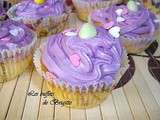 Cup cake aux fruits confits et a la violette