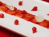 Carpaccio de fraises