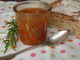 Confiture abricots romarin