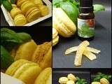 Macarons au citron et basilic