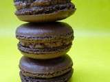 Macarons chocolat-cardamome