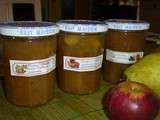 Confiture pommes/poires caramelisees