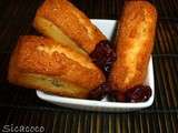 Financiers aux cerises sechees