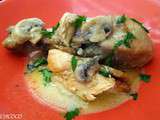 Fricassee de poulet sauce au noilly