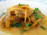 Medaillons de filets mignon, orange et curcuma