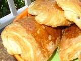 Pains au chocolat et croissants