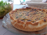 Tarte aux champignons,oignons,moutarde