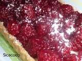 Tarte aux framboises