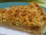 Tarte aux pommes facon crumble