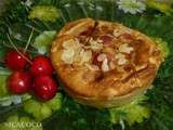 Tartelettes aux cerises et creme d'amande