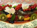 Terrine de fruits rouges en gelee