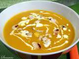 Veloute de courge butternut /carottes et orange